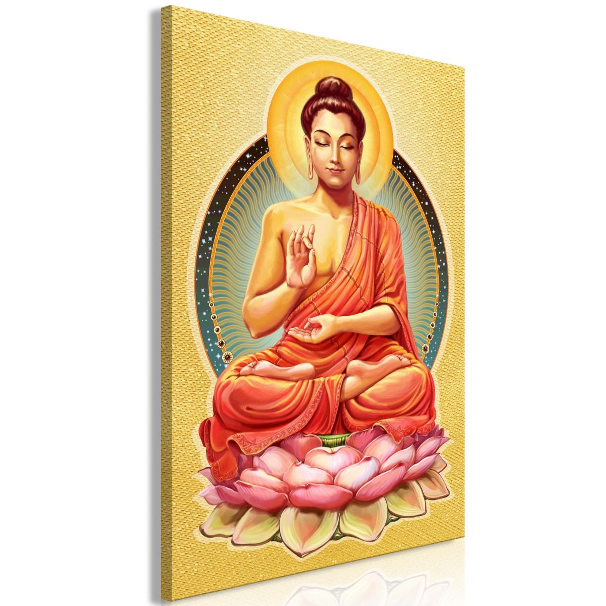 Paris Prix Tableau imprimé  peace of buddha. Coloris disponibles : Multicolore