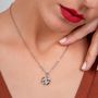 Voir la diapositive 2 : SC CRYSTAL Collier SC Crystal orné de Cristaux scintillants