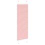 Voir la diapositive 4 : VIDAXL Store plisse rose 40x100 cm largeur du tissu 39,4 cm polyester