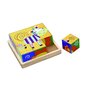 Imagin Puzzle en bois à 9 Cubes - Jouet éveil - Zèbre