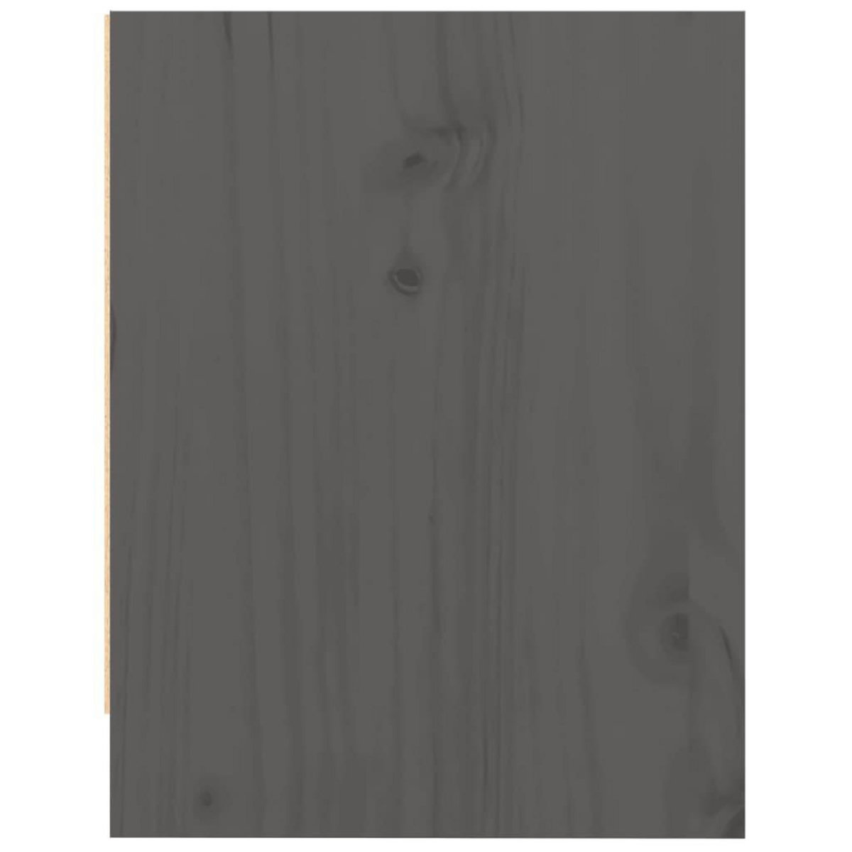 VIDAXL Tables de chevet 2 pcs Gris 40x30,5x40 cm Bois de pin massif