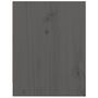 Voir la diapositive 5 : VIDAXL Tables de chevet 2 pcs Gris 40x30,5x40 cm Bois de pin massif