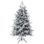 FEERIC LIGHT & CHRISTMAS Sapin enneigé grand format YUKON - Vert