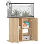 Voir la diapositive 4 : VIDAXL Support pour aquarium chêne sonoma 81x36x73cm bois d ingénierie