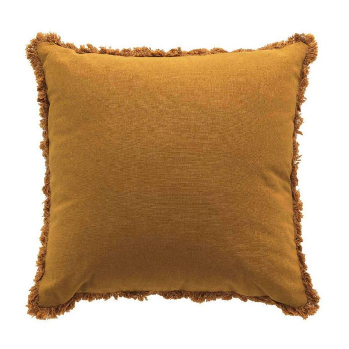 Paris Prix Coussin Déco à Franges  Eve  45x45cm Camel