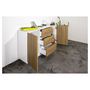 Voir la diapositive 4 : Buffet moderne 2 portes 3 tiroirs 160 cm LUCERA