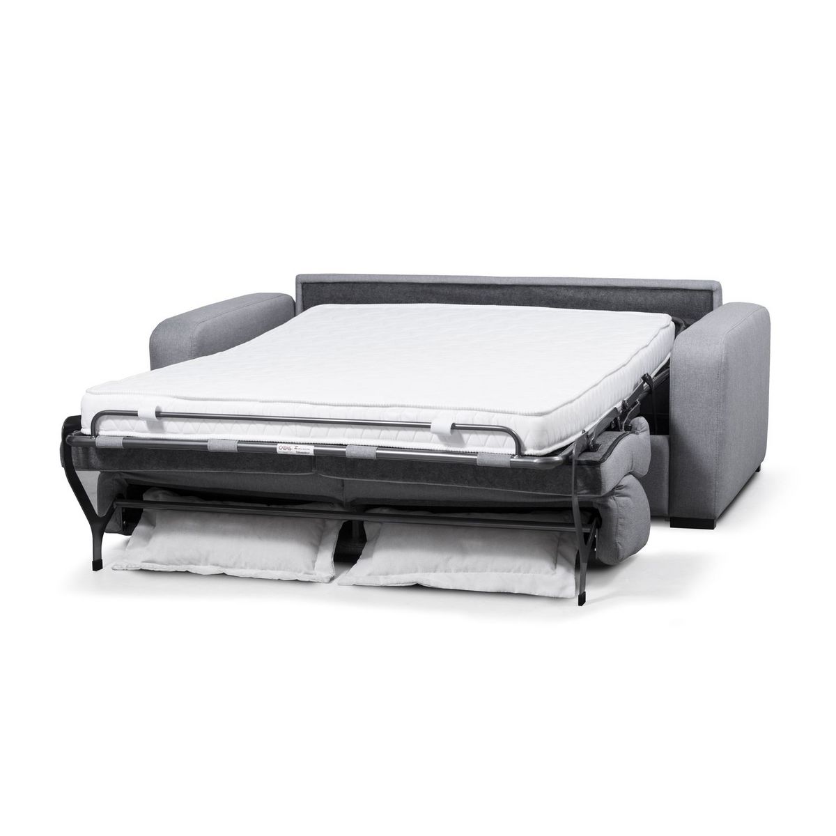 Canapé convertible système couchage express matelas 160x200 13cm 3 places en tissu  DYLAN 