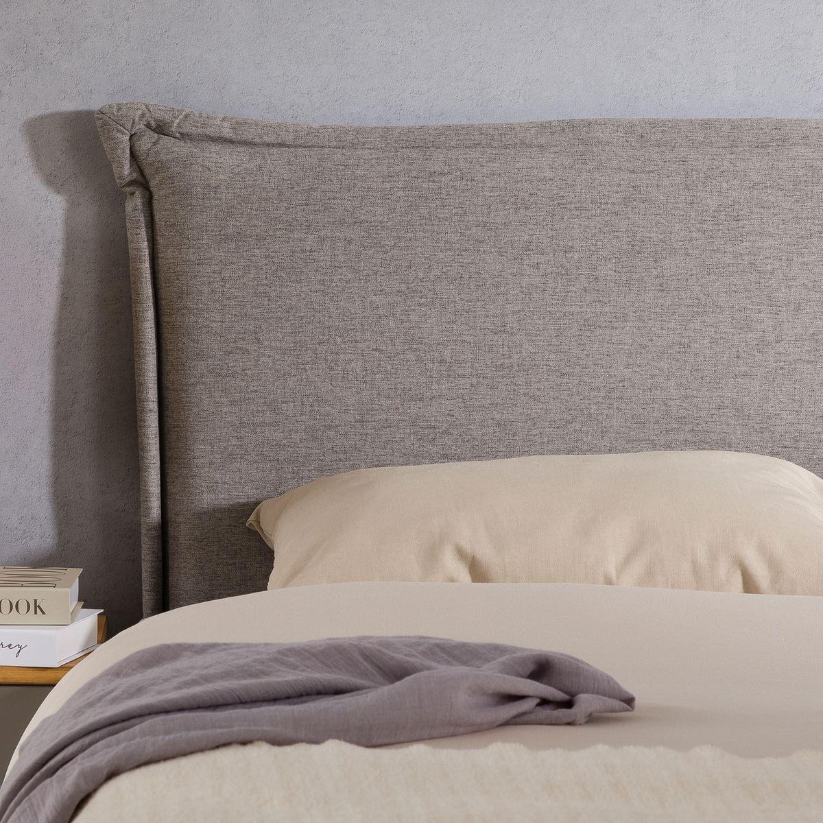 IDIMEX Tête de lit BASOL 120 sur pieds, en tissu