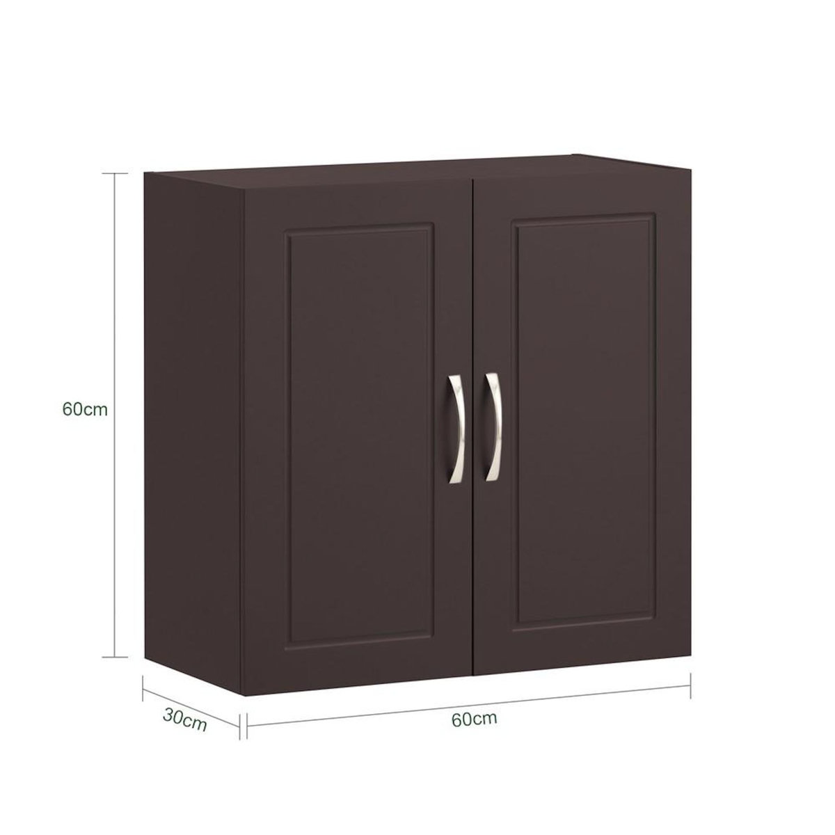 SOBUY SoBuy - Meuble Mural Suspendu à deux portes - Fonctionnel - FRG231