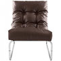 Voir la diapositive 2 : Paris Prix Fauteuil Design  Clip  76cm Marron