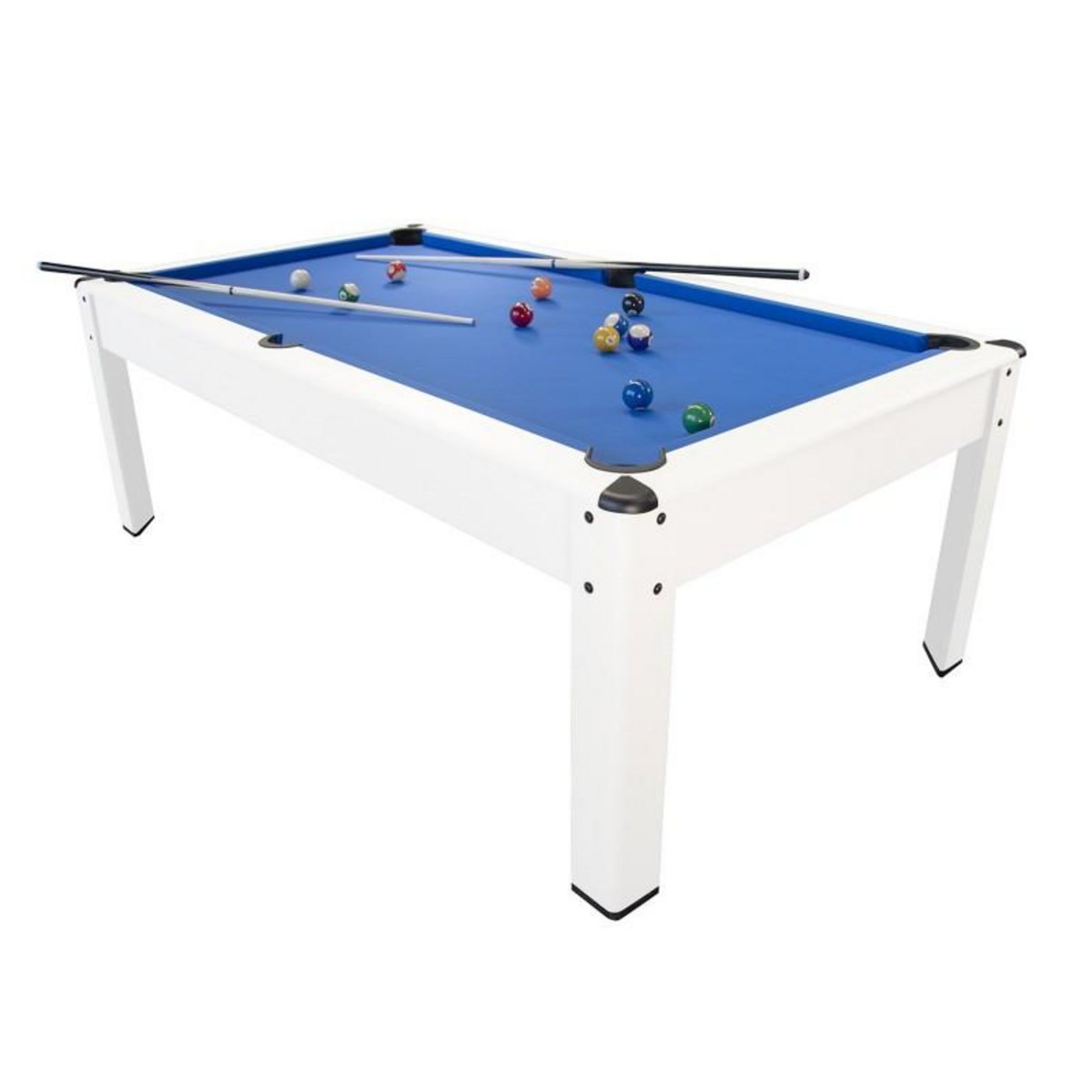 PLAY4FUN Billard Américain HARMONY 6Ft - 206,5 x 116,5 x 80 cm avec accessoires - Couleur Ivoire