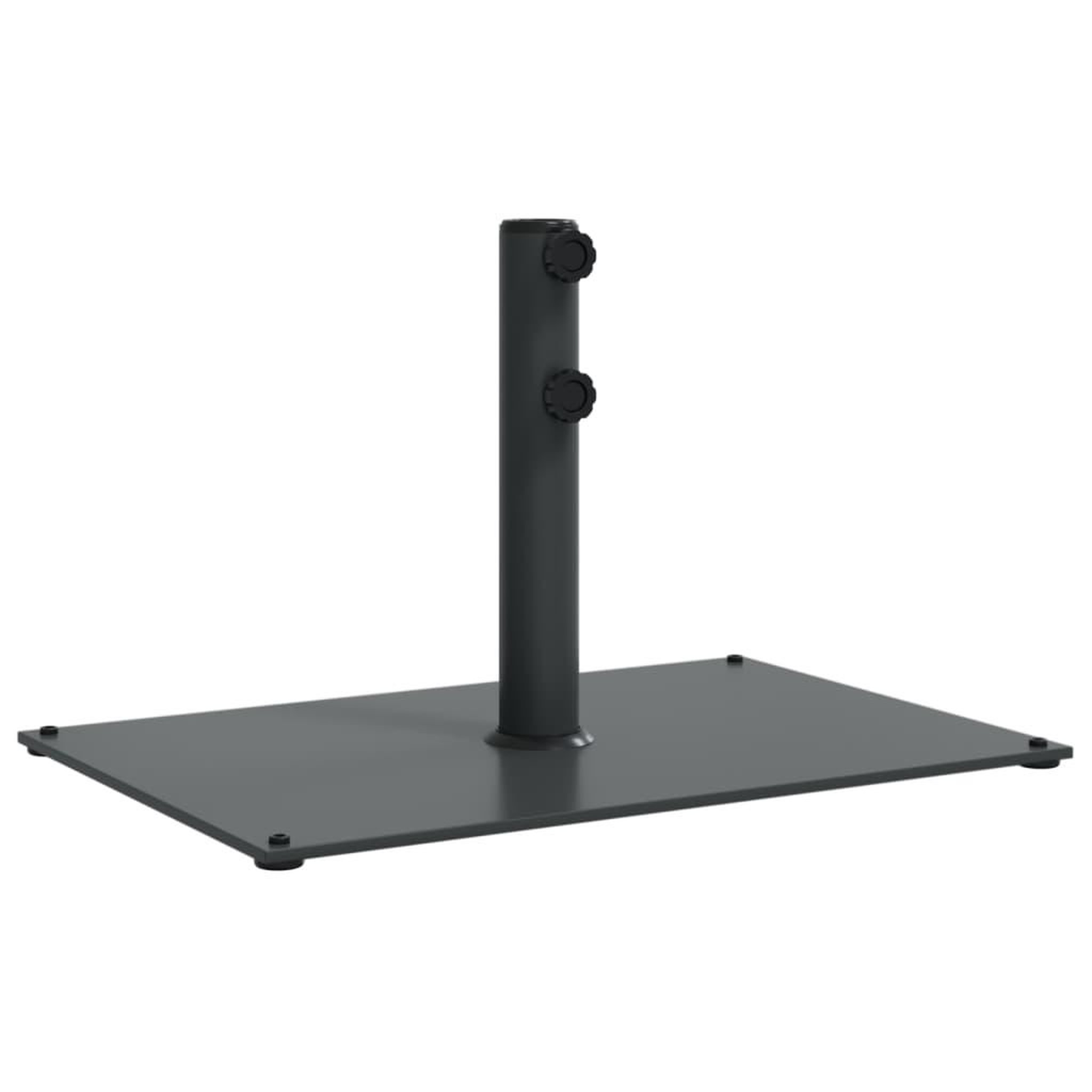 Voir la diapositive 2 : VIDAXL Base de parasol pour mats Ø32/38/48 mm 15 kg rectangulaire