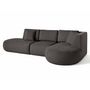 Voir la diapositive 4 : LISA DESIGN Santorini - canapé modulable d'angle droit - 5 places - en tissu texturé