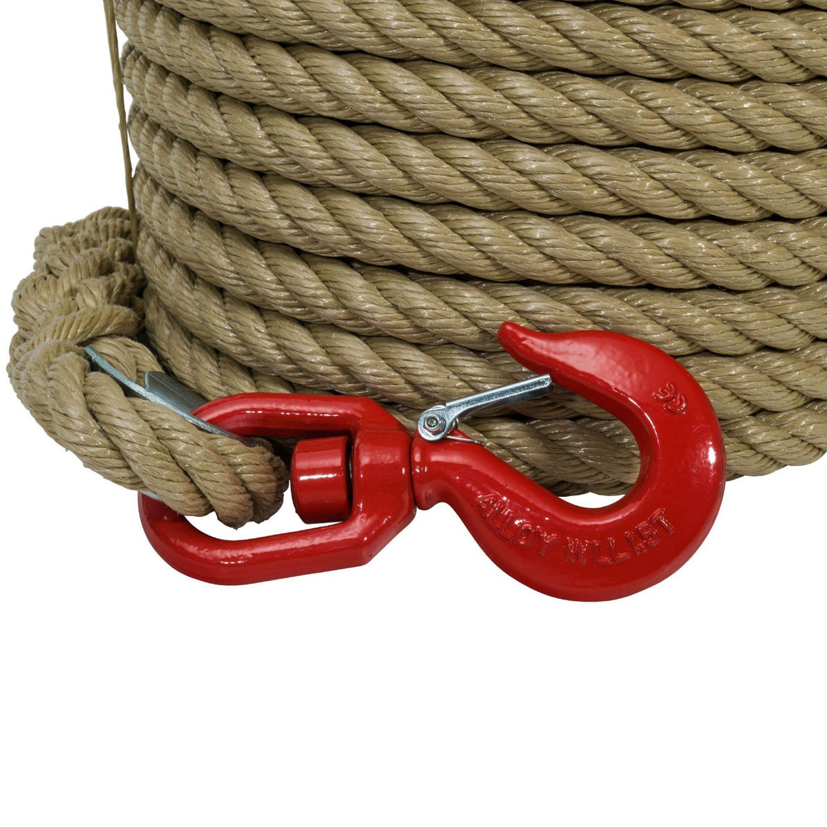 WERKAPRO Corde à poulie avec crochet  Ø20mm x 30 m  WERKA PRO