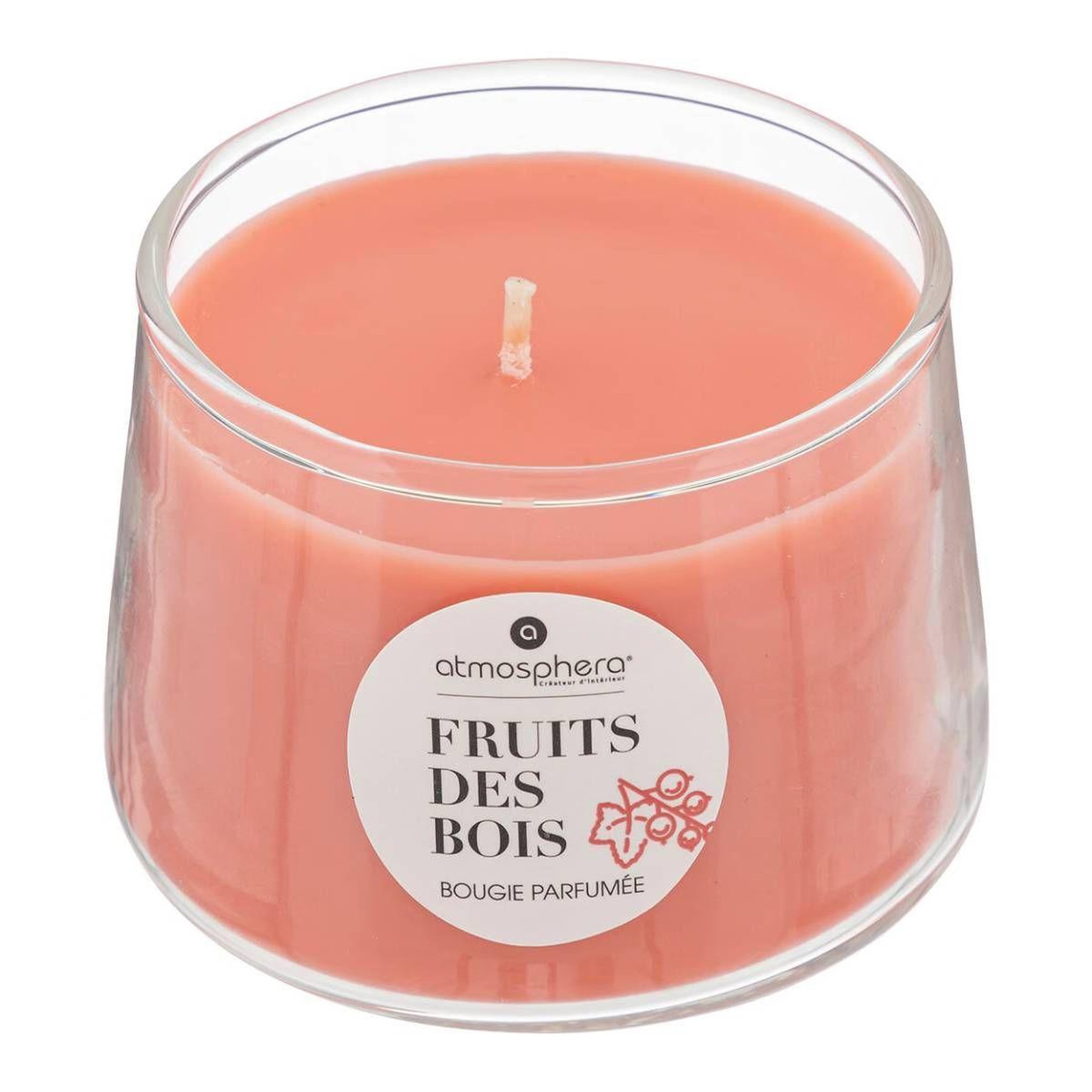 ATMOSPHERA Bougie parfumée en verre  izor  110g fruit des bois