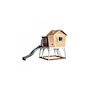Voir la diapositive 3 : Axi House AXI Crooked Max Maisonnette marron blanc Toboggan Gris