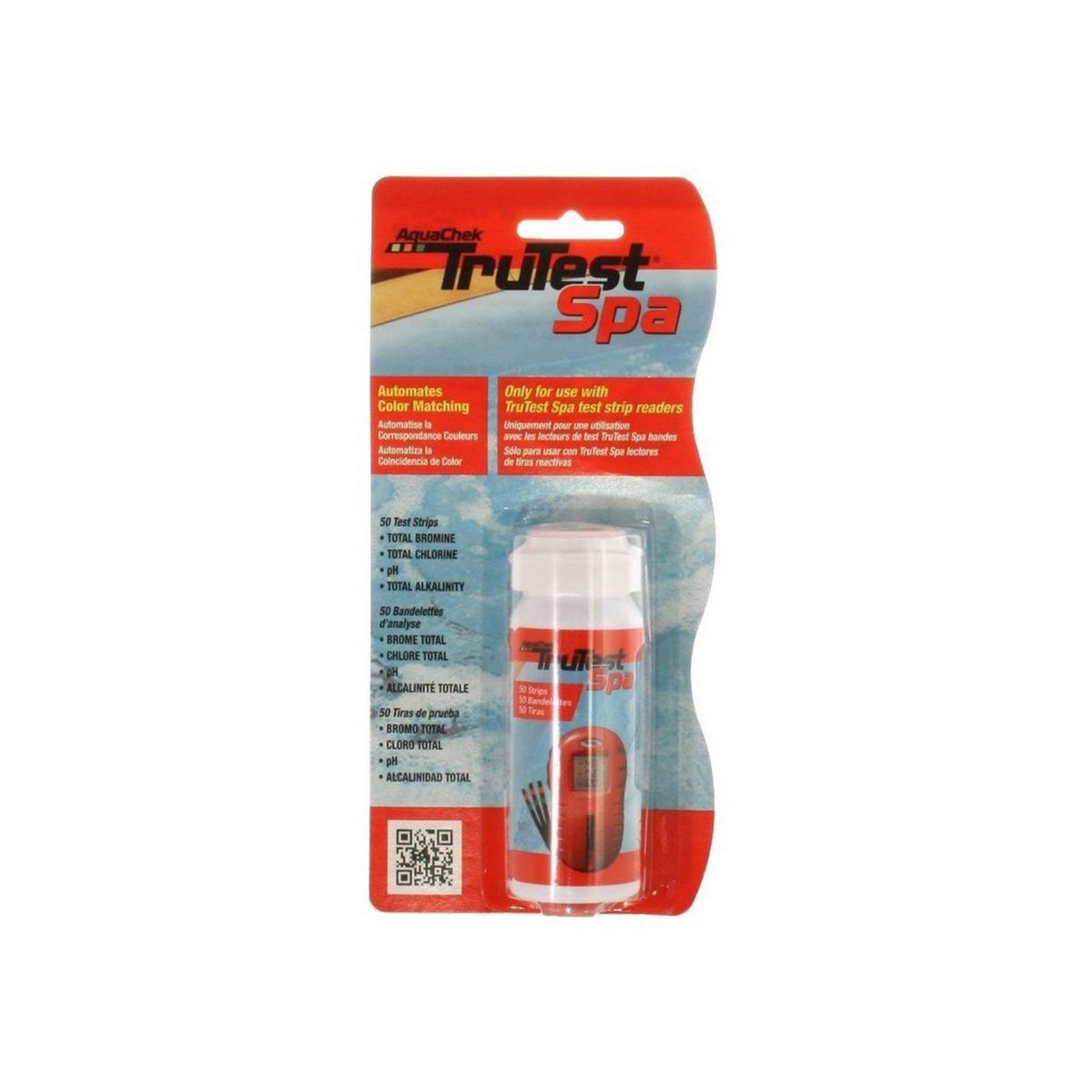 Aquachek 50 bandelettes pour testeur électronique TruTest eau spa - Aquachek
