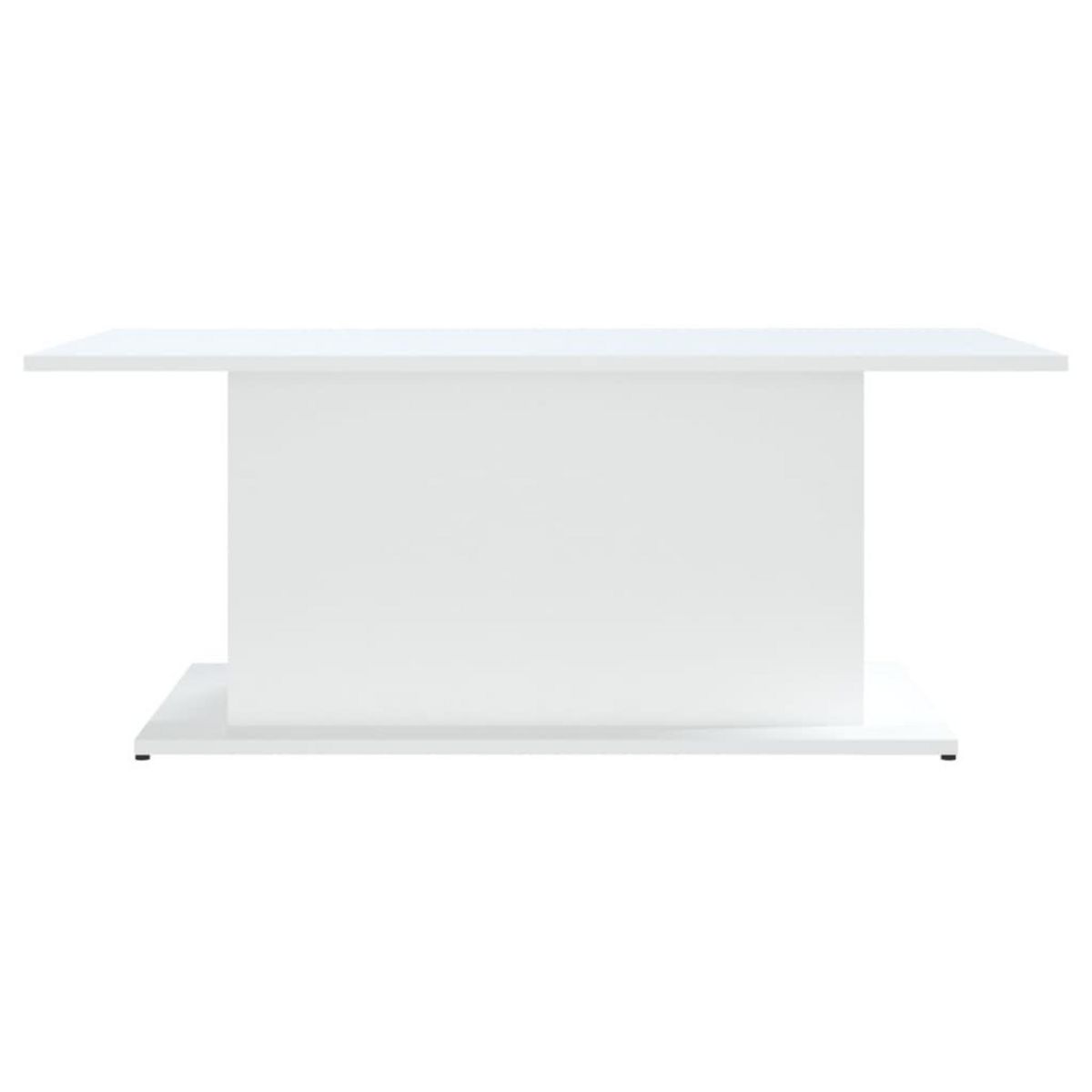 VIDAXL Table basse blanc 102x55,5x40 cm bois d'ingenierie