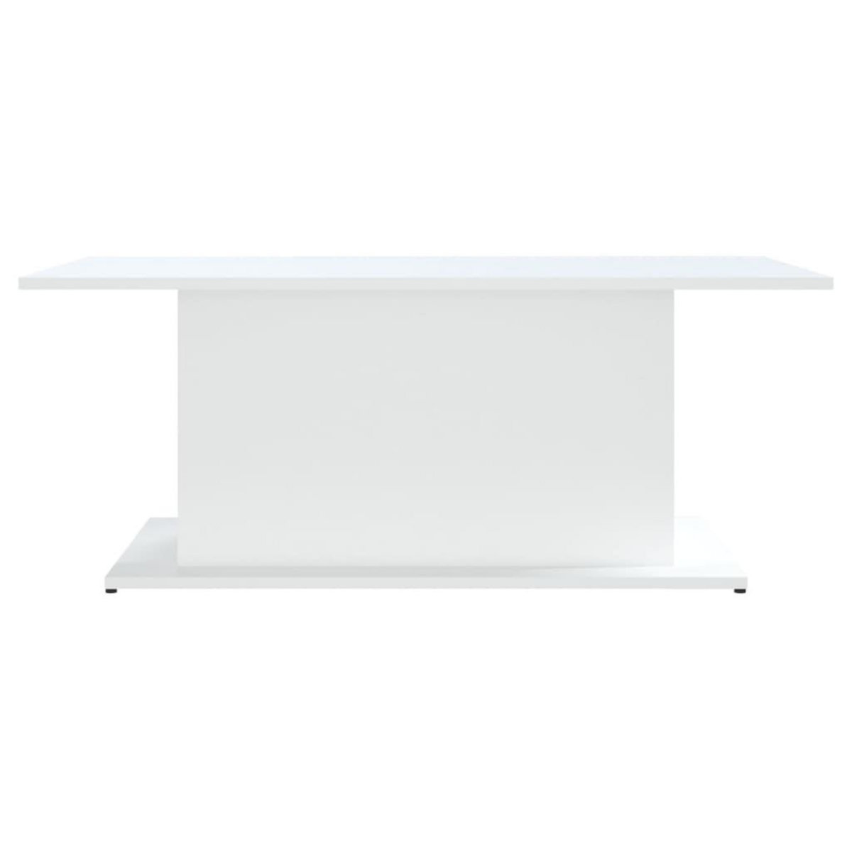 VIDAXL Table basse blanc 102x55,5x40 cm bois d'ingenierie