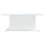 Voir la diapositive 5 : VIDAXL Table basse blanc 102x55,5x40 cm bois d'ingenierie