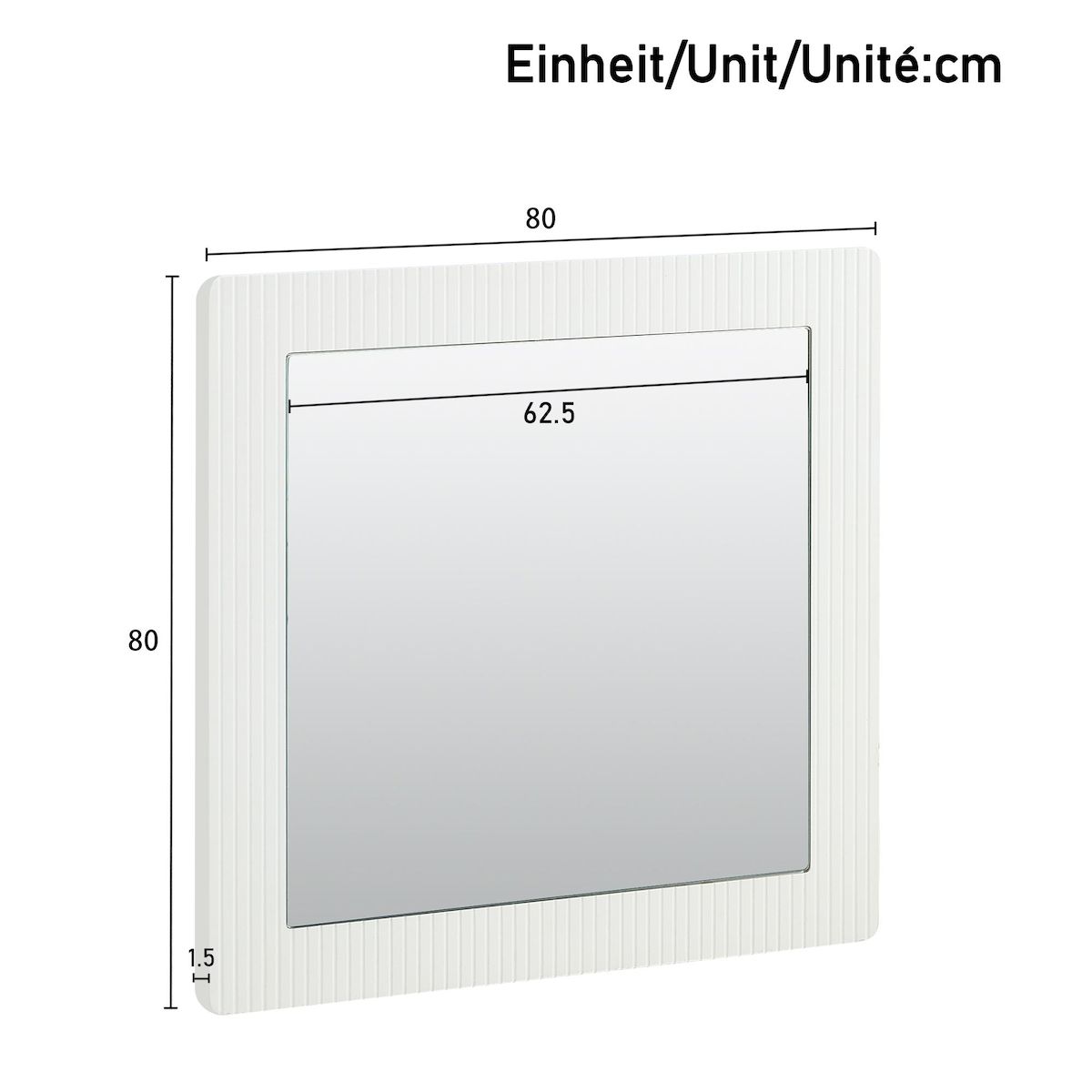 MERAX Buffet 2 porte(s) 3 tiroir(s) - 160 cm blanc mdf