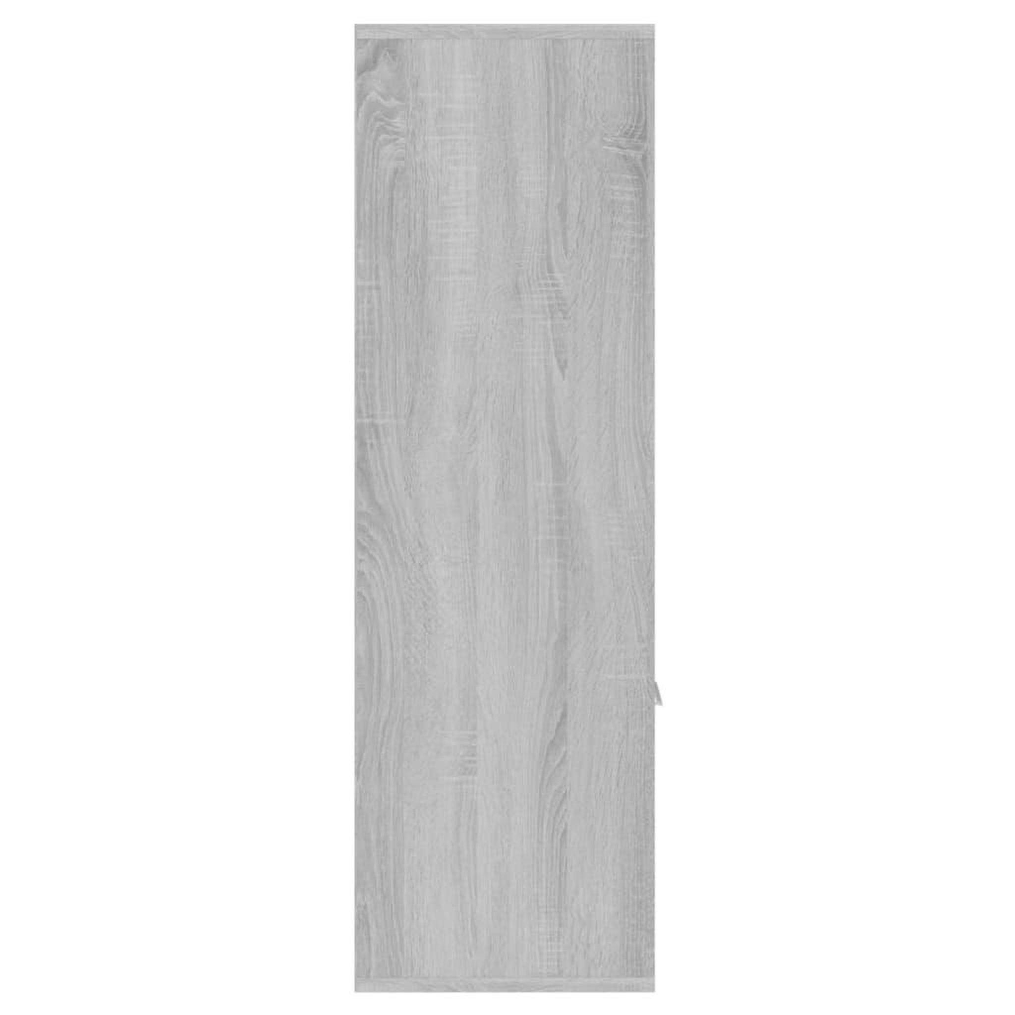 Voir la diapositive 4 : VIDAXL Armoire a livres Sonoma gris 98x30x98 cm