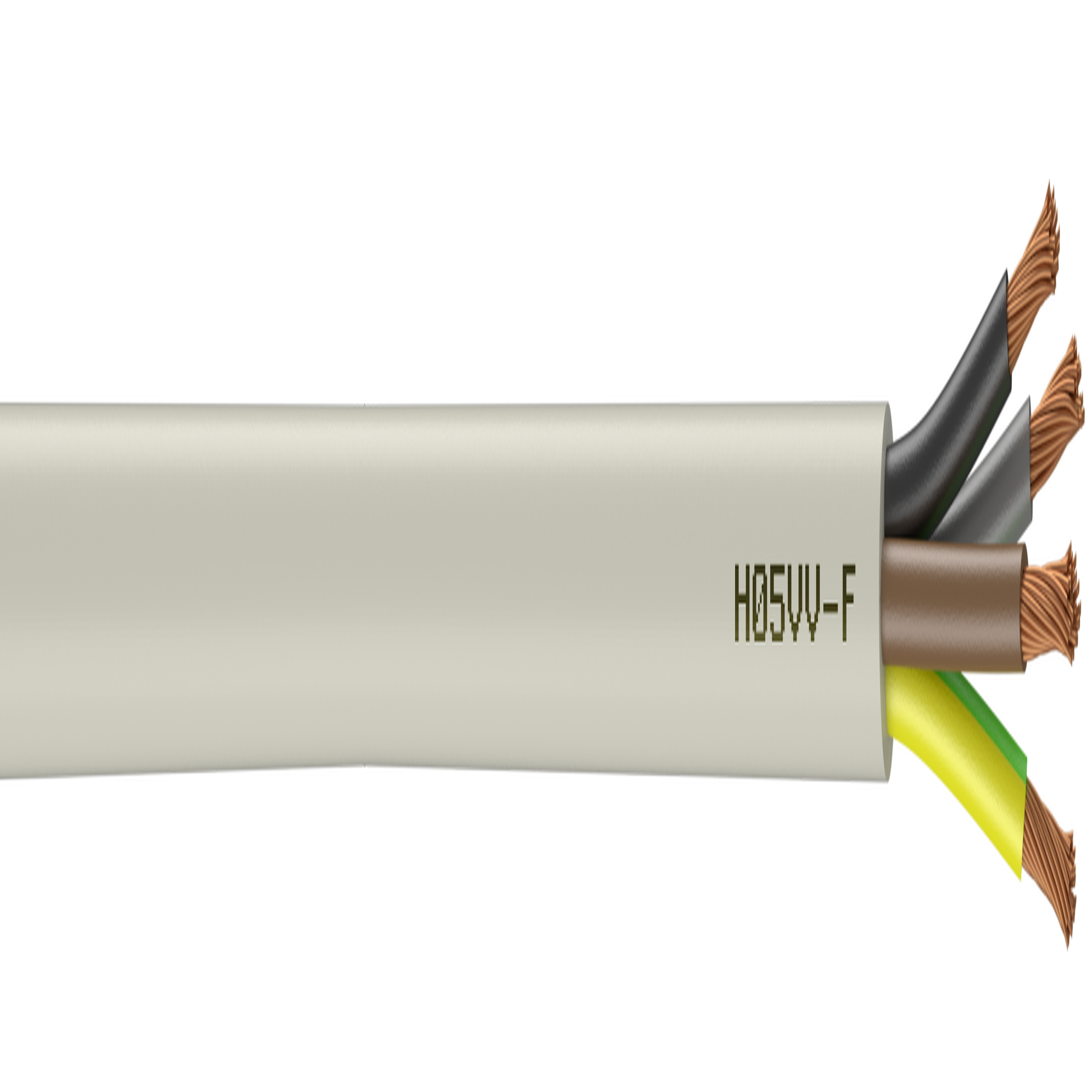 CENTRALE BRICO Câble électrique 4 G 1.5 mm² ho5vvf L.10 m, blanc
