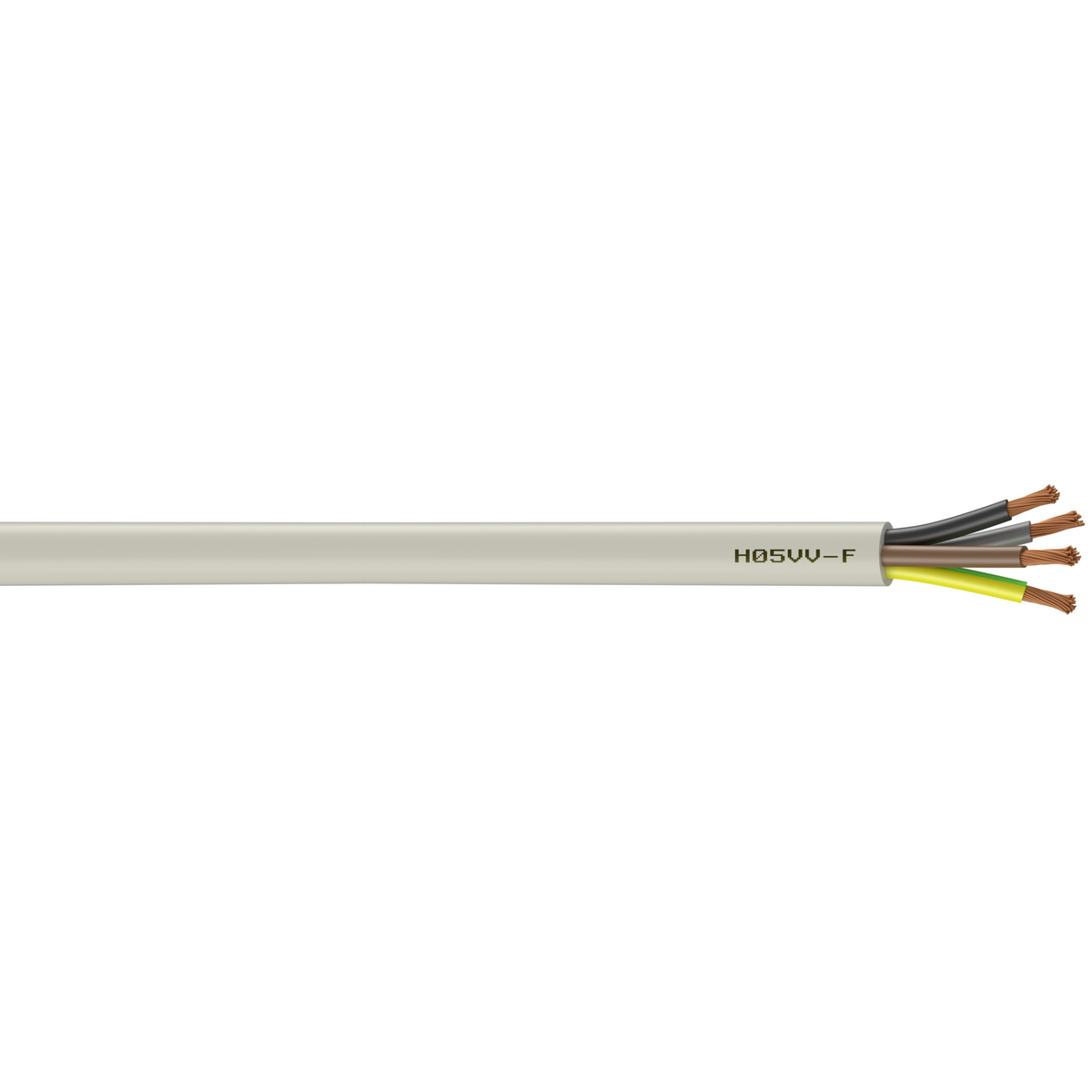 CENTRALE BRICO Câble électrique 4 G 1.5 mm² ho5vvf L.10 m, blanc
