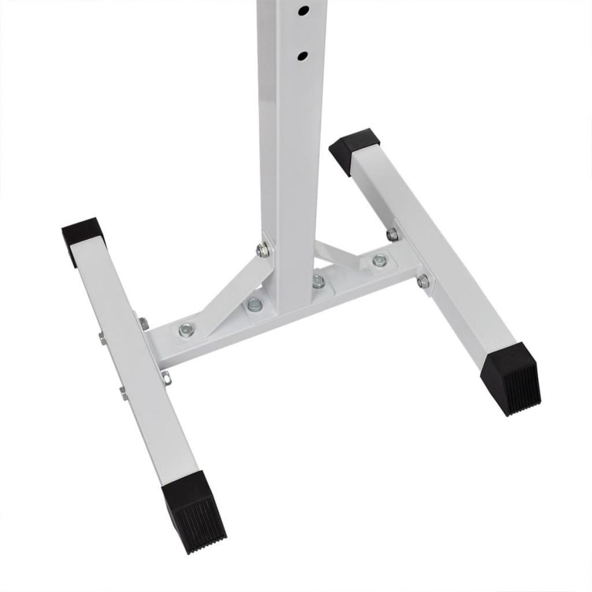 VIDAXL Support barres halteres longs musculation