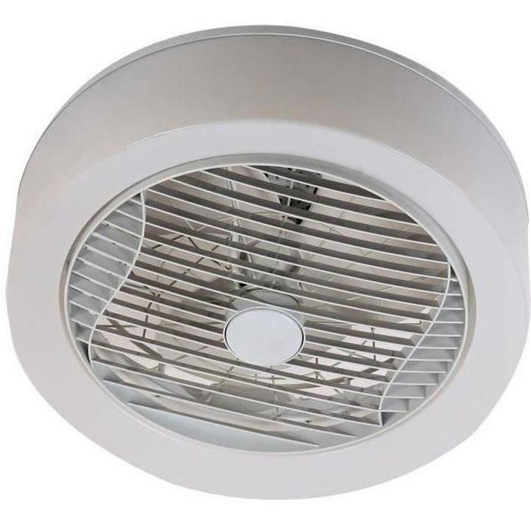 Farelek Ventilateur de plafond blanc AIR-LIGHT CROWN Ø40cm 95W avec couronne d'éclairage LED