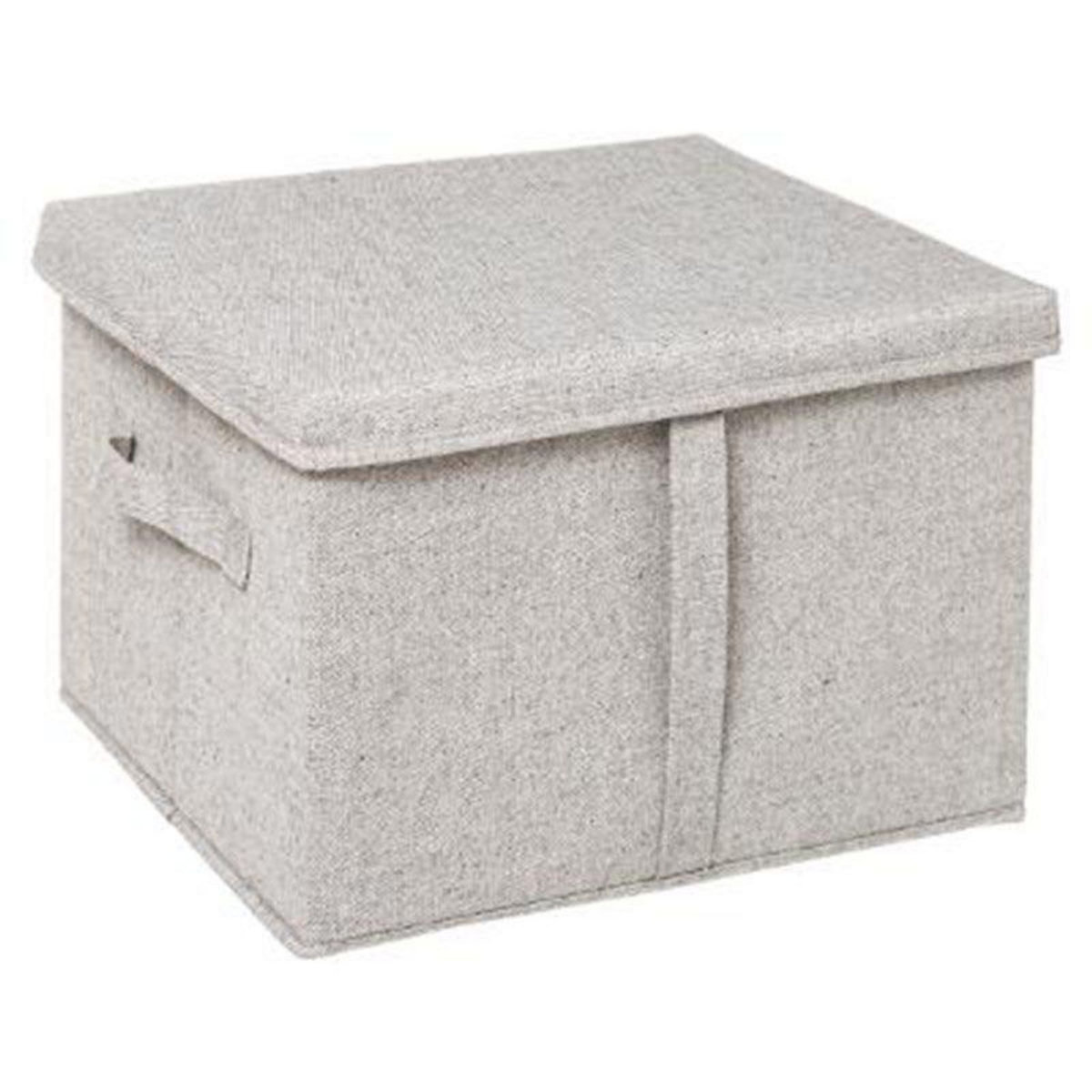  Boîte de Rangement  Couvercle  31x35cm Beige