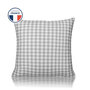 Voir la diapositive 1 : COLAS NORMAND Oreiller moelleux aux motifs vichy 60x60 cm