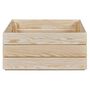 Voir la diapositive 2 : Paris Prix Cagette en Bois  Silver  65cm Naturel