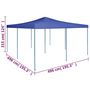 Voir la diapositive 6 : VIDAXL Belvedere pliable 5x5 m Bleu