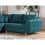 Voir la diapositive 5 : LISA DESIGN Rune - canapé d'angle - avec pouf d'appoint - 4 places - style scandinave - gauche
