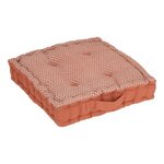 ATMOSPHERA Coussin de Sol Carré  Otto  40x40cm Terracotta