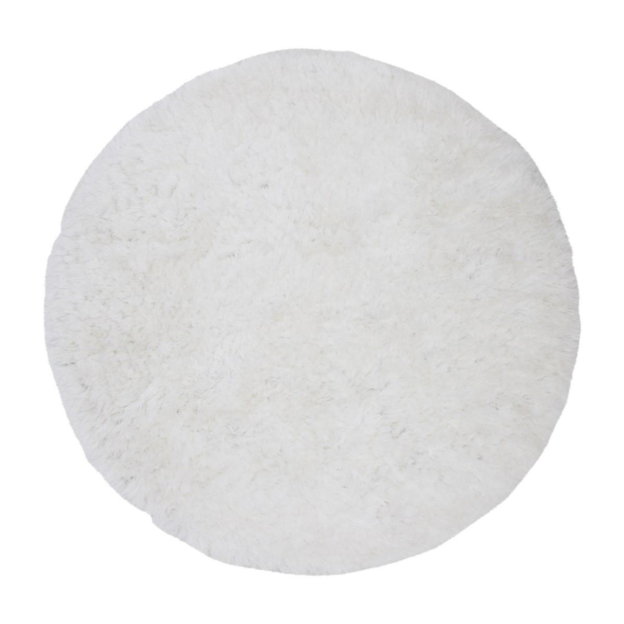 Paris Prix Tapis rond design  grace  200cm blanc