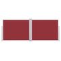 Voir la diapositive 4 : VIDAXL Auvent lateral retractable Rouge 140 x 1000 cm