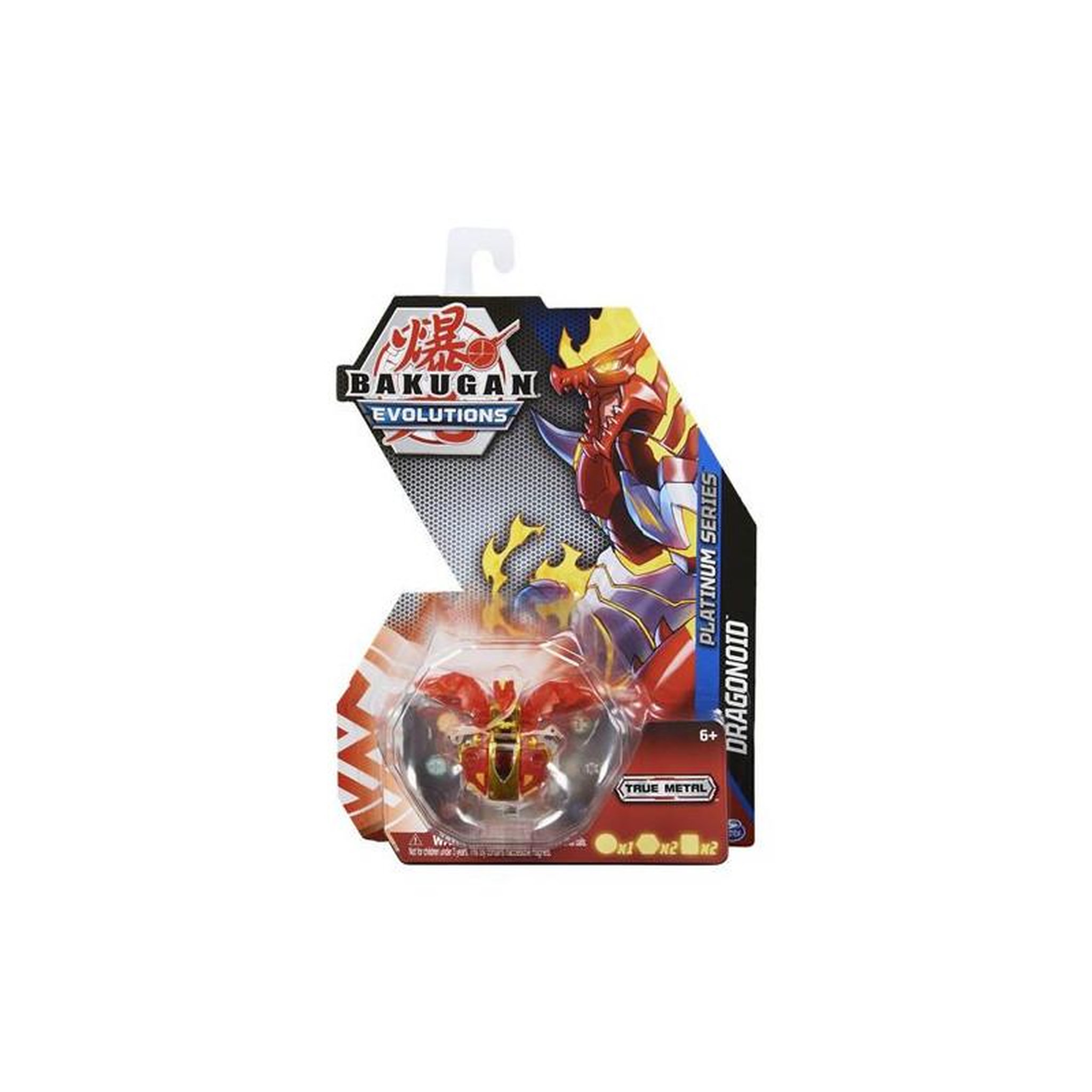 BAKUGAN Figurine Bakugan Pack 1 Diecast Bakugan S4 Modèle aléatoire