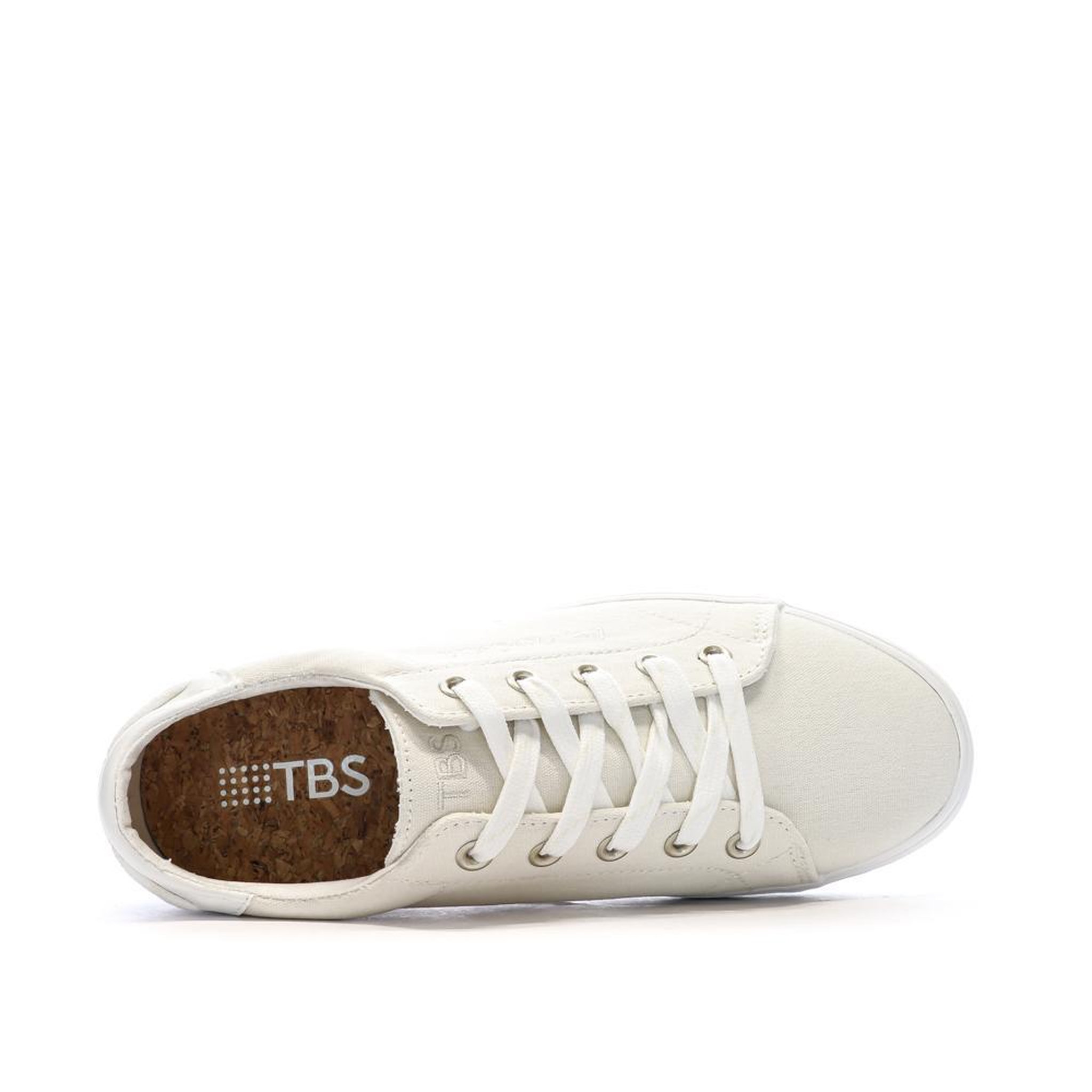 Voir la diapositive 4 : TBS Baskets Beige Femme TBS LANZARA