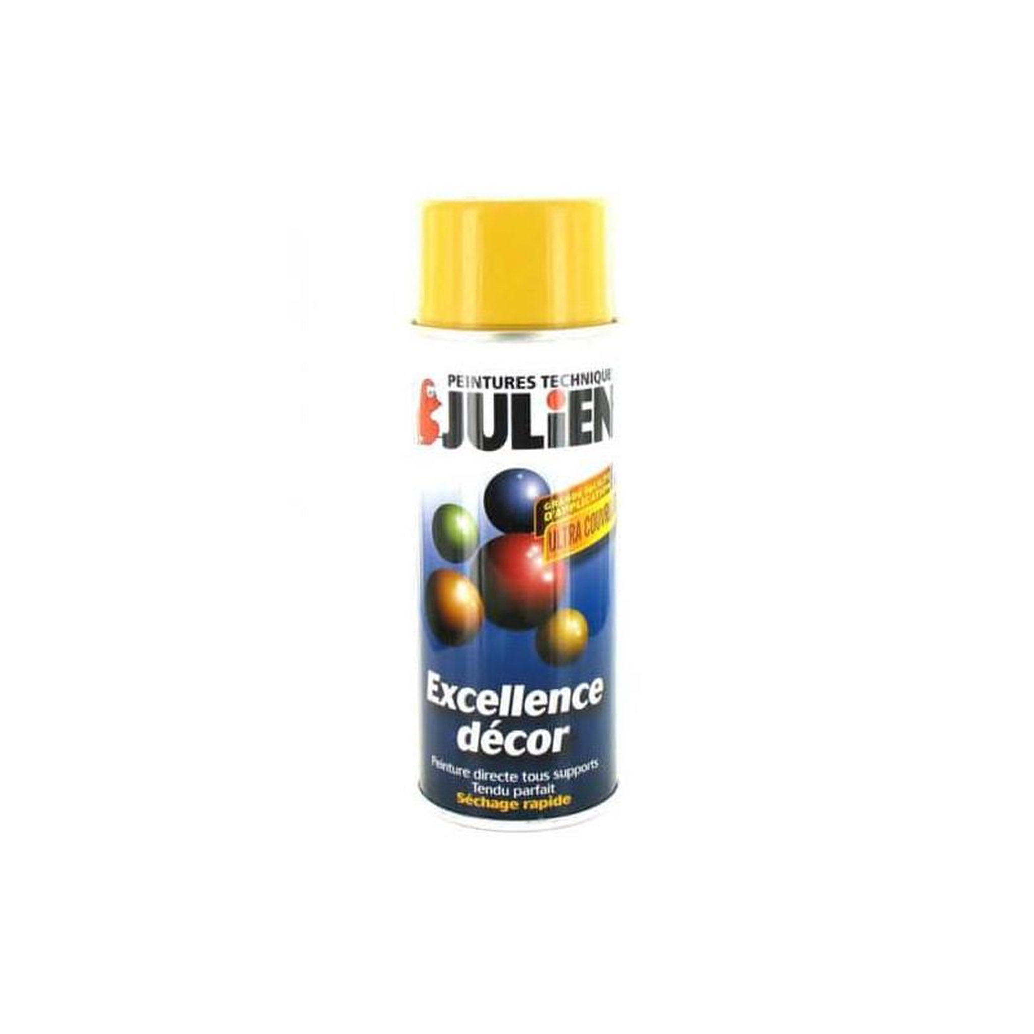Julien Peinture aérosol Julien jaune signal 400ml Ral 1003