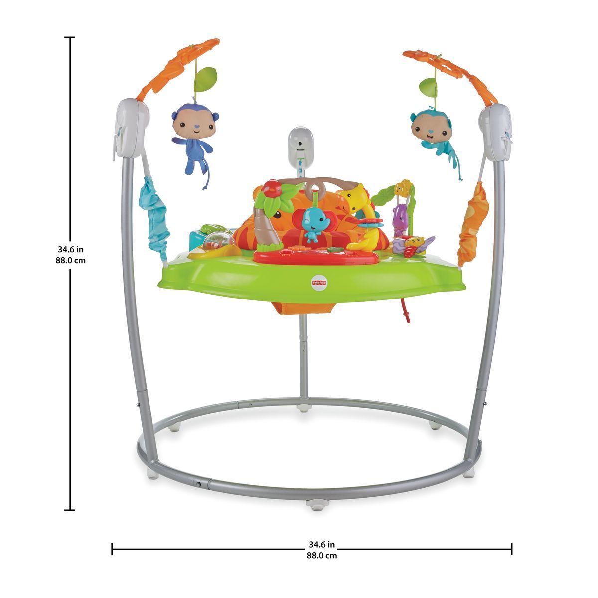 Fisher price Aire de jeux sons et lumières Jumperoo Jungle