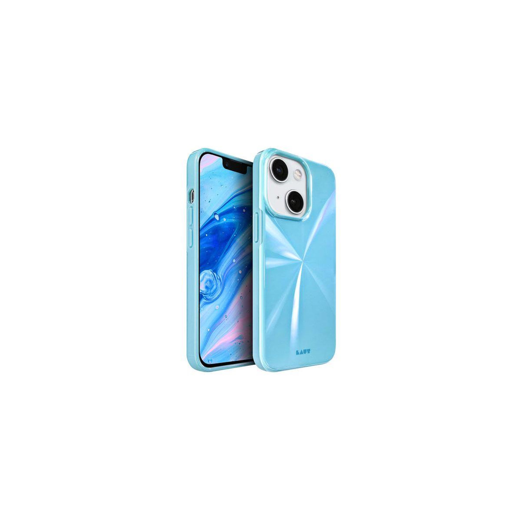 LAUT Coque iPhone 14 Reflect Bleu