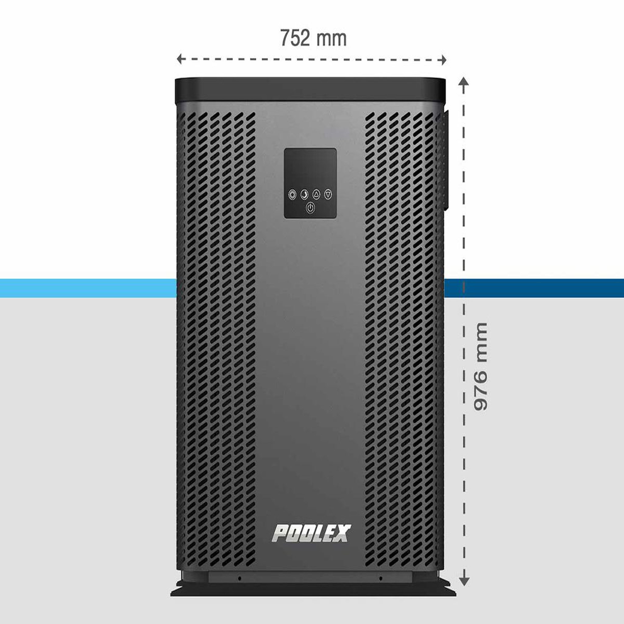 Voir la diapositive 4 : Poolex Pompe à chaleur piscine silverline top fi 250t - poolex