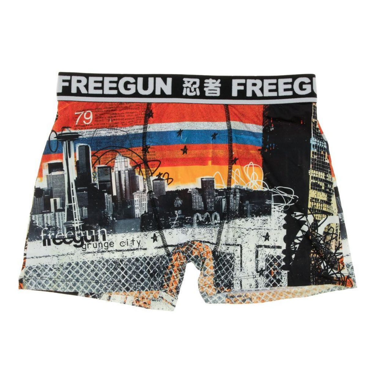 FREEGUN Boxer Multicolores Homme Freegun Grunge City
