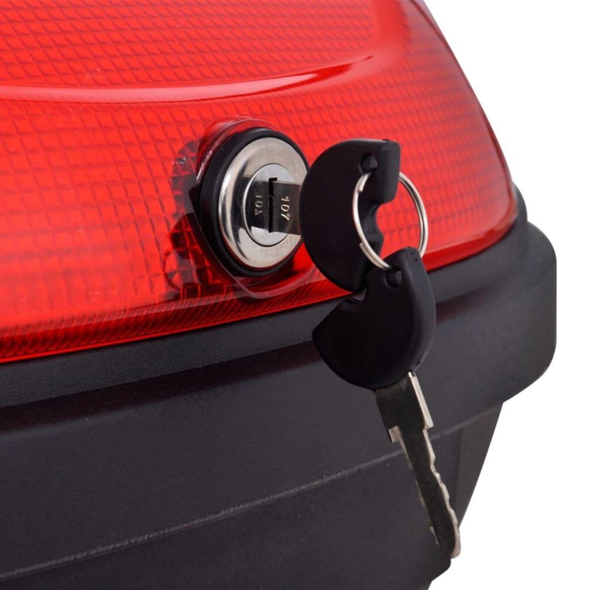 VIDAXL Boîte de moto 72 L pour 2 casques