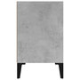 Voir la diapositive 5 : VIDAXL Table de chevet avec pieds en metal gris beton 40x30x50 cm