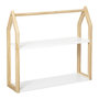 Voir la diapositive 1 : Atmosphera Kids Étagère Murale Enfant  Maison  56cm Blanc