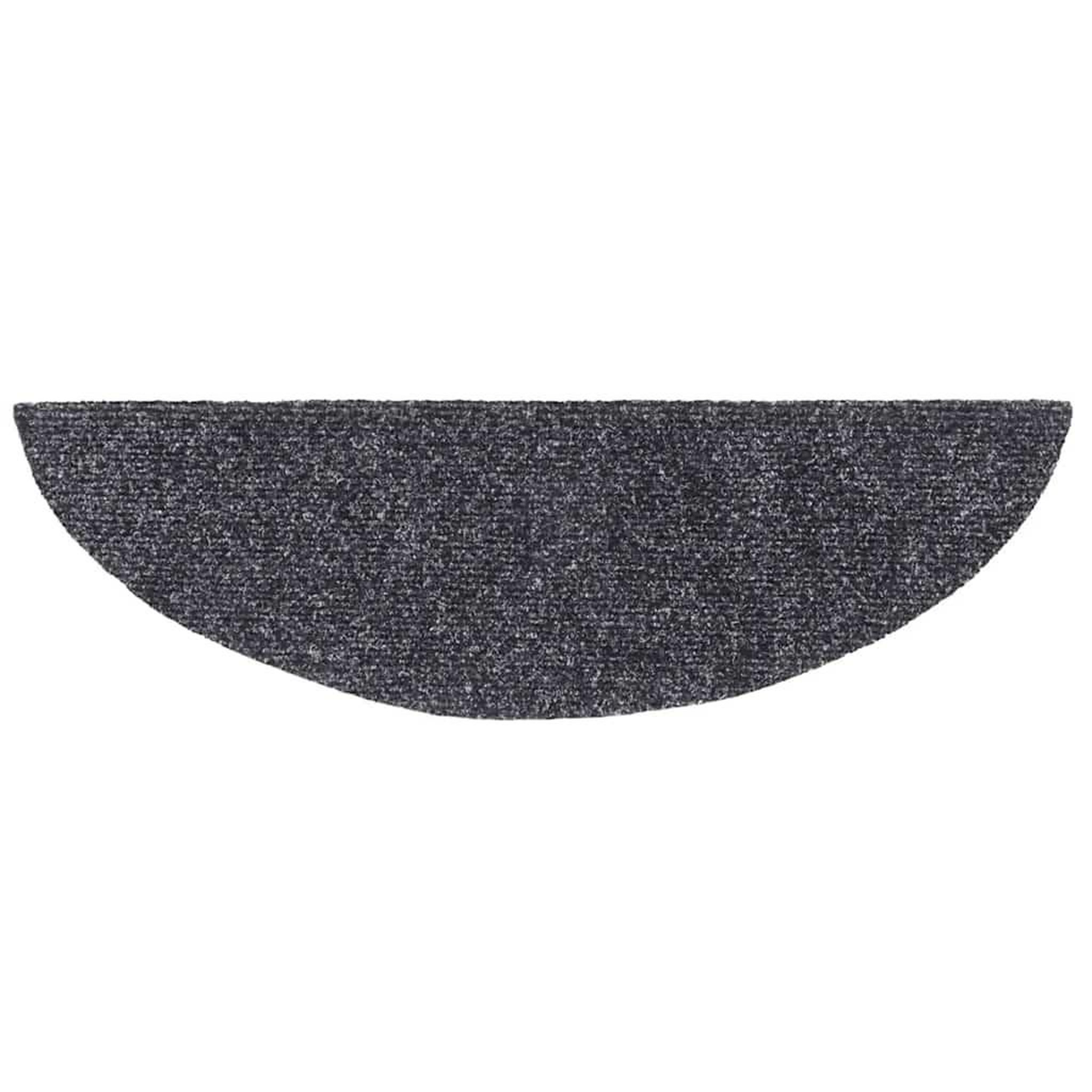 Voir la diapositive 4 : VIDAXL Tapis d'escalier autocollant 20 pcs gris fonce 56x17x3 cm