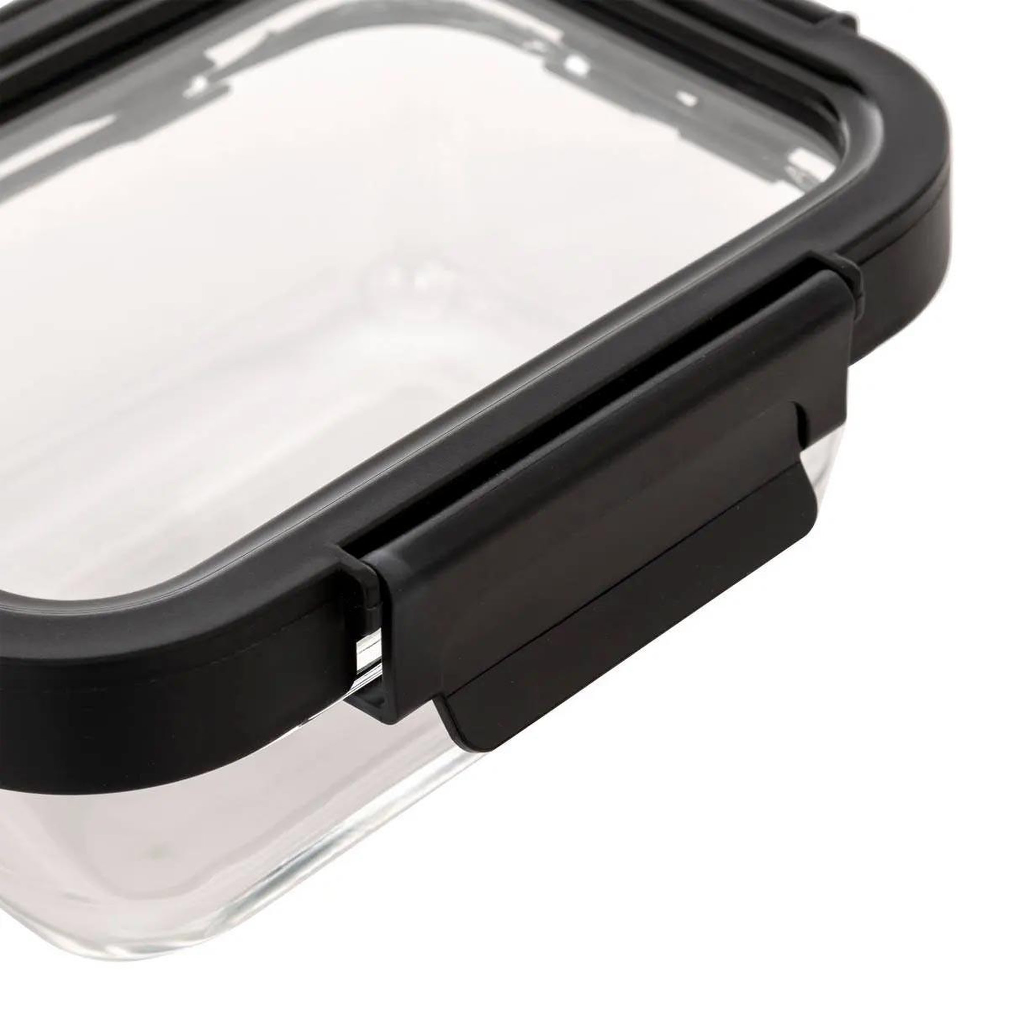 Voir la diapositive 6 : FIVE Boîte de conservation en verre  clipeat plus  0,37l noir